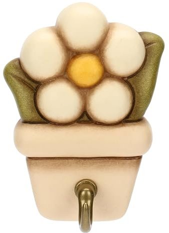 THUN - Portastrofinaccio singolo - ceramica - Collezione Country Bloom - 15,4 x 1,9 x 7,4 cm