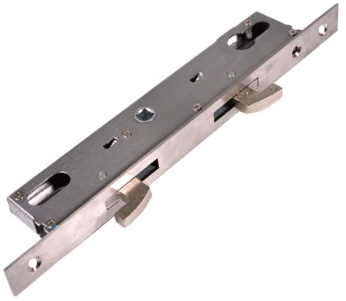 DoorLock Centre Case Gearbox, Mortice Lock Stainless Steel Slim Body 2885 for Sliding and Garage Doors