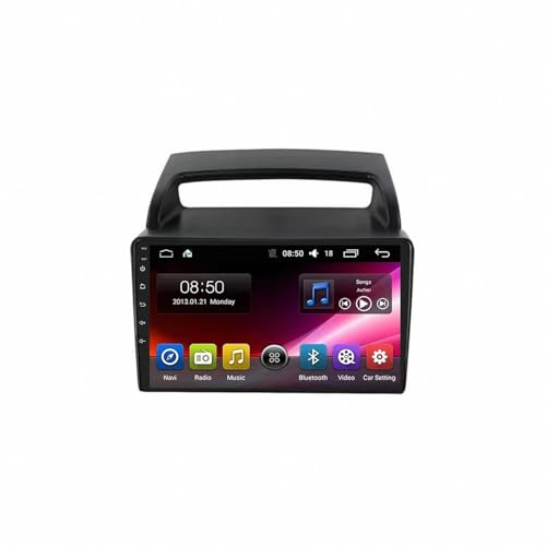 Touchscreen Car Radio for KIA Carnival Sedona VQ 2006-2014 Car Audio Receivers, Hd Display, Portable Live Navigation, Music Video Player, Bluetooth Fm Radio, 4 Core 1G+16G