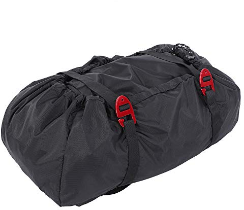 JULYKAI Schultergurt-Seil-Kit-Tasche ， Klettertasche ， Falten für den Außenbereich zum Platzieren von Kletterseilen(Black)