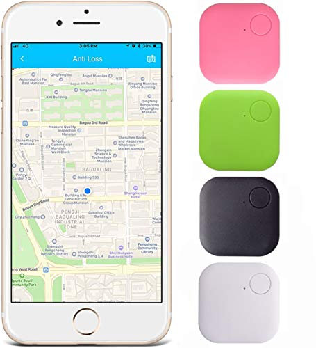Auoeer Key Finder, Mini Bluetooth Tracker Devices, Anti-lost Chip, GPS Remote Controls, Item Finder Smart Tracker, Phone Locator, Pet Tracker, For IOS And Android (Color : Green, Size : 3 Pcs)