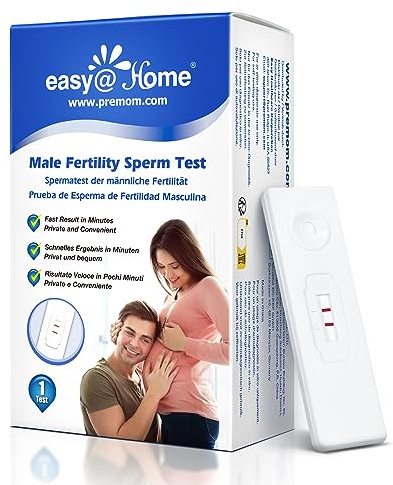 Easy@Home Male Fertility Sperm Test: Indicates Normal or Low Sperm Count | Convenient Accurate Private