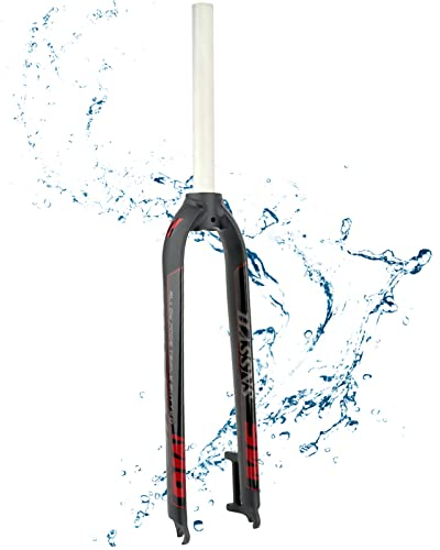 WRTN Forcella Rigida per Bicicletta, MTB Rigida in Lega di Alluminio Forcella Anteriore Tubo Dritto 26/27.5/29 Accessori Ciclismo Parti di Biciclette(A)