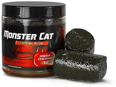 Tandem Baits Angelfutter Wels Futter Monster Cat Mega Chunks 65x35 mm 4 Stück 370 g