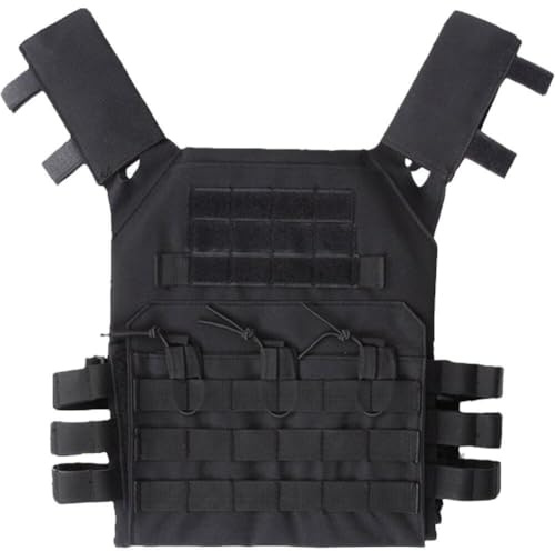 Bemvp Mens Vest Military Army Waistcoat Molle Plate Carrier Airsoft Vest for Outdoor Camping Hunting Fishing Hiking Airsoft War Game