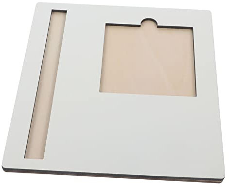 Warmhm Haftnotizablage Sublimations-memo-aufkleberhalter Produkte Für Sublimationsrohlinge Sublimations-memo-Sticker-Fach Ablage Für Memo-Aufkleber Zettelhalter Hölzern Notizbuch Weiß