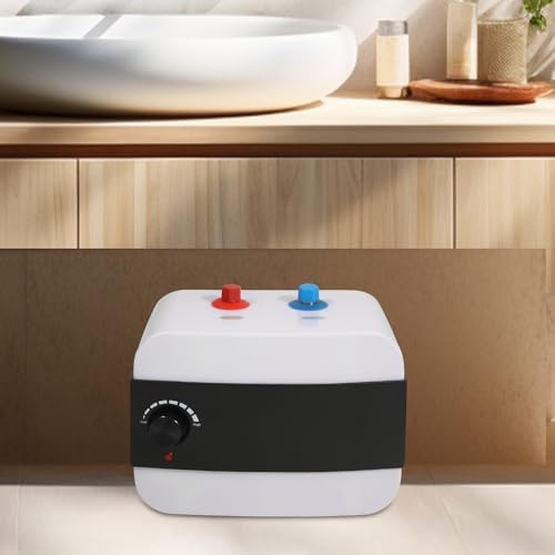 Scaldabagno da incasso, 1500 W, 6 l, resistente alla pressione, piccolo scaldabagno elettrico da cucina