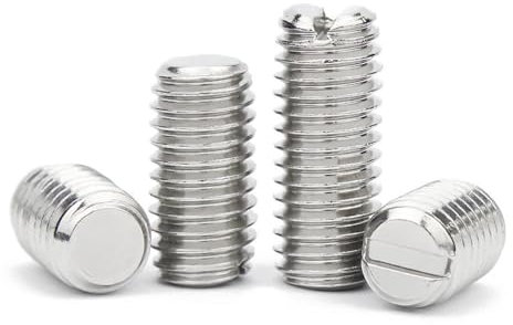 Aqxypas 10 Teile/los Edelstahl Schlitz Stellschraube Mit Kegelkuppe M1.6 M2 M2.5 M3 M4 M5 M6 M8 DIN551(6mm x10pcs)