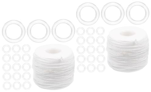 Cabilock 2sets Roman Blind Curtain Kit Pull Cord String for Easy Installation and Repair of Roman Shades Design for Versatile Home Decor