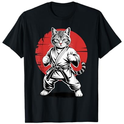 Karaté et Judo, Chat | Arts Martiaux Japonais, Japon et Chat T-Shirt