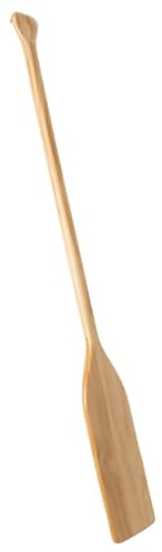 harayaa Smooth Wooden Canoe Paddle Lightweight Durable Wood Handheld 91.4cm Length Dragon Boat Paddle Portable Rowboat Oars for Rafting Outdoor Pool Fishing Boats Kayak