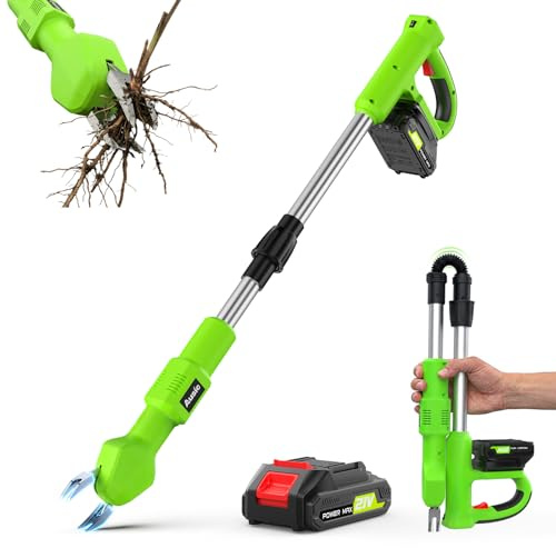 Ausic Electric Weed Puller Tool, No Bending Weed Remove Tool, Stand Up Weed Puller Tool with Long Handle, One Charge Pulls 3000+ Weeds Wacker, Garden Weed Picker Tool for Lawn, Yard and Farm
