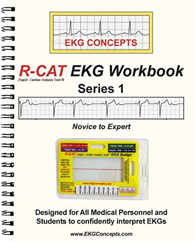 R-CAT EKG Workbook Series 1 - Includes access to 5 hours of online training and EKG quizzes.