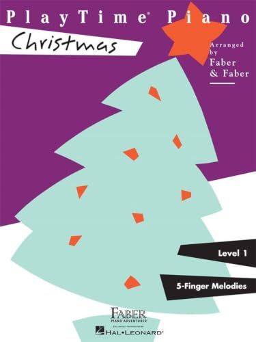 PlayTime Piano: Christmas – Level 1 | Beginner Holiday Sheet Music for Kids |Early Elementary Piano Songbook with Popular Carols and Christmas Classics |Faber Piano Adventures Method Book