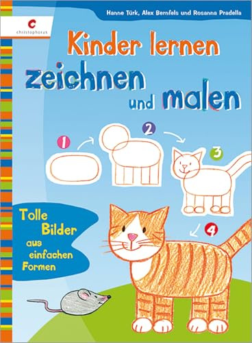 Kinder lernen zeichnen und malen: Tolle Bilder aus einfachen Formen