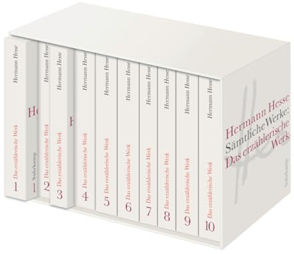 Hermann Hesse - Das erzählerische Werk: Sämtliche Jugendschriften, Romane, Erzählungen, Märchen und Gedichte: 10 Bände in Kassette (suhrkamp taschenbuch)