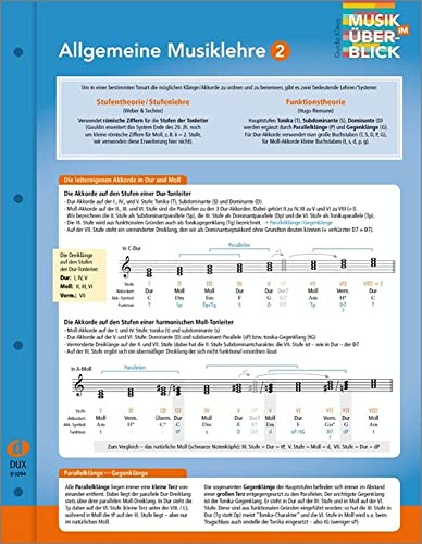 Allgemeine Musiklehre 2: aus der Reihe „Musik im Überblick“