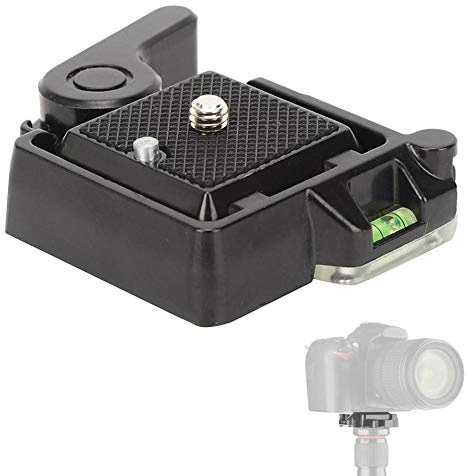Piastra a sgancio rapido, morsetto per scheda a sgancio rapido universale in lega di alluminio 1/4 pollici 3/8 pollici staffa di montaggio per testa a sfera treppiede fotocamera, DSLR