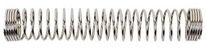 Shisha Muelle tubular espiral Knick Off soporte de manguera de acero inoxidable