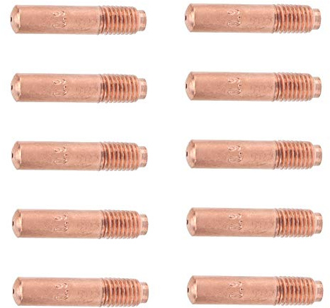 Punte Di Contatto Per Saldatura, Accessori Per Saldature, ugelli conduttivi resistenti alle alte temperature 0,9 mm Punta Guidafilo per saldatura antiossidante per saldatrice