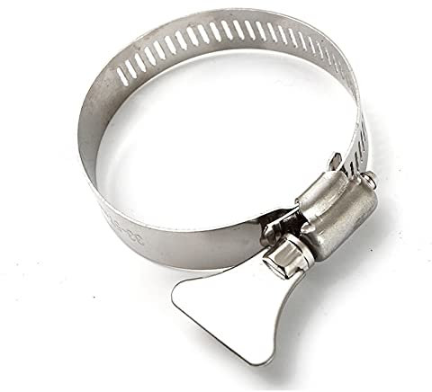 JINGERL 4pcs/lot Stainless Steel 304 Worm Drive Hose Clamp - Fuel Pipe Tube Clips Water (Size : Dia.13 19mm)