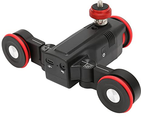 L5I Camera Video Auto Dolly, Type C 3kg Carrying Power Display Camera Slider Dolly pour téléphones Mobiles