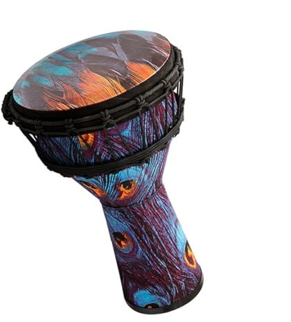 Kleine 12-Zoll-Afrikatrommel Für Erwachsene, Handtrommel, Performance-Percussion-Instrument Afrikanische Trommel Instrument