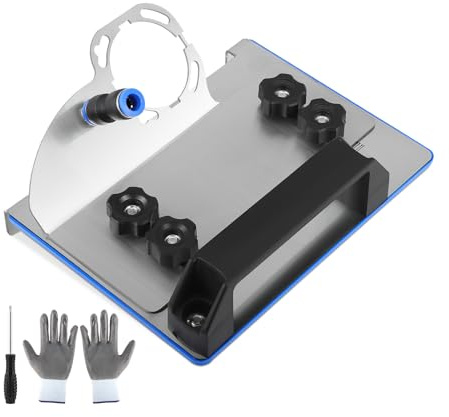Angle Grinder Stand for Tile 45° Chamfer Cutting, 45° Angle Tile Grinding Fixed Holder Grind Stand Tool, Tile Cutting Bracket Chamfering Stand Tool for 100-Type Angle Grinders