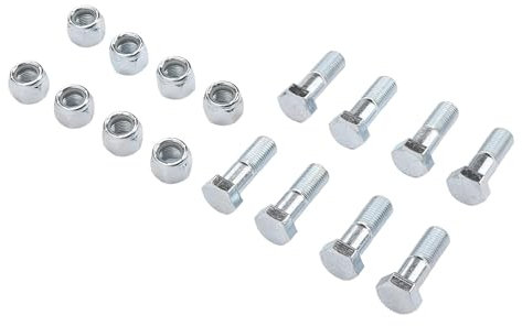 Yctze Antriebswellen-Muttern-Schrauben-Set 509045P Vorderes Metall mit Starker Struktur Kardanwellen-Muttern- und Schrauben-Set für 1 2 TD5 V8-Geschwindigk