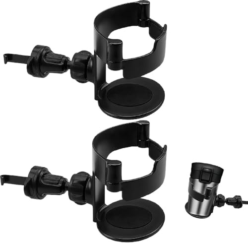 2 Stück Schwarz Getränke Halter Auto Getränkehalter Auto Lüftung, dosenhalter Auto becherhalter Auto flaschenhalter Auto Car Cup Holder Für Kaffeebecher Und Getränkedose