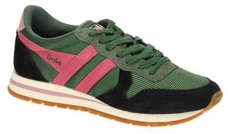 Gola Daytona Womens Fashion Trainers in Green Black - 6 UK