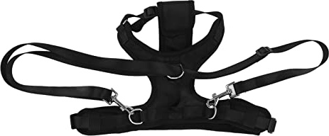 RASTKY Tragbares Hundetragetuch, Bequemes, mit Fleece Gefüttertes Hebegeschirr für Einfache Gehhilfe, Vorderbeinstütze für Behinderte Hunde (XL)