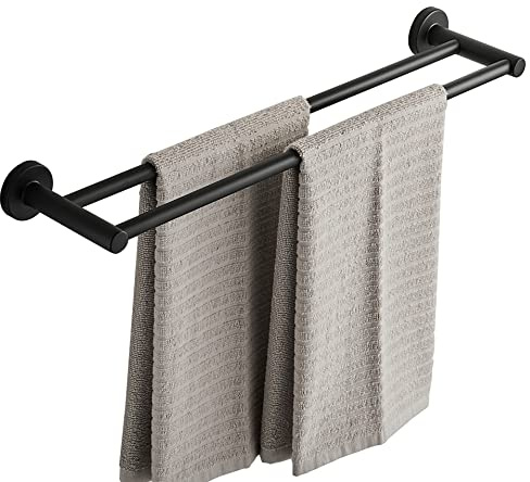 Portasciugamani, Portasciugamani Portasciugamani per Bagno, Porta Asciugamani da Bagno, Punch- Portasciugamani da Bagno, Portasciugamani Lavamani in Acciaio Inossidabile a Doppio Strato per la