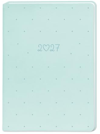 Terminplaner Lederlook 2027 Mint: Terminplaner Lederlook A6