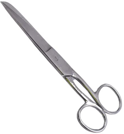 Labsales - Tijeras de metal de acero inoxidable de uso general para laboratorio, médico, tela, enfermera, escuela, manualidades, fácil de limpiar para un corte recto consistentemente (150 mm)