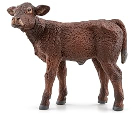 Papo - Dipinto a mano - Figura di animale - Vitello Salers - 51187 - Fattoria - Collezionabile - Per Bambini - Adatto per ragazzi e ragazze - Dai 3 anni