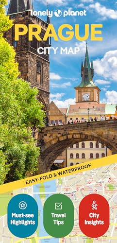 Lonely Planet Prague City Map: Durable, Waterproof, Easy-Fold Planning Map with Attractions & Walking Tours (Compact City Planning Maps)