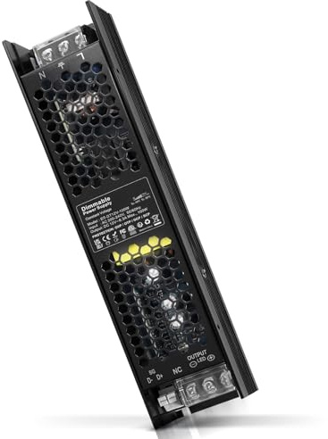 REYLAX LED Trafo 12V 100W Dimmbar TRIAC & 0/1-10V, Netzteil 12V 8.3A, Konstantspannungs Transformator, Trafo 230V auf 12V Schalt Niedervolt Treiber, Für 12 Volts Streifen