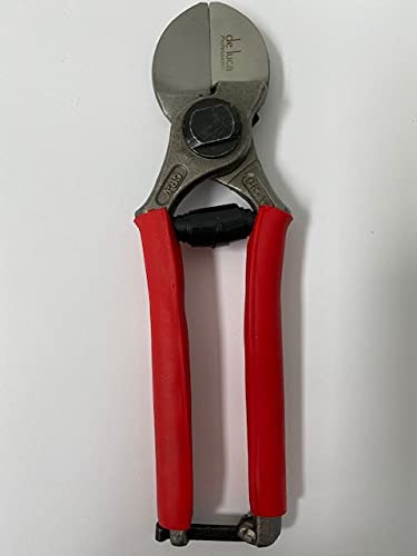 De Luca Forbice da POTATURA Doppio Taglio Solo per Piante da FRUTTO Rami Piccoli Marca Linea Garden con Chiusura Leva Scatto (Made in Italy)