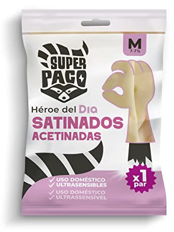 DIA SUPER PACO guantes satinados talla M bolsa 1 par