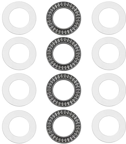 ECSiNG 4 Sätze AXK2542 Axial-Nadellager mit Unterlegscheiben 25 Mm Bohrung 42 Mm Außendurchmesser 1 Mm Dicke Axiallager für Maschinen Und Geräte CNC-Maschine
