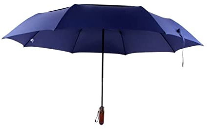 DRMEE Regenschirm Sturmfest Business-Regenschirm, Herren-Automatikschirm, Damen-Doppelschicht-8-Rippen-Golfschirm Umbrella Schirm