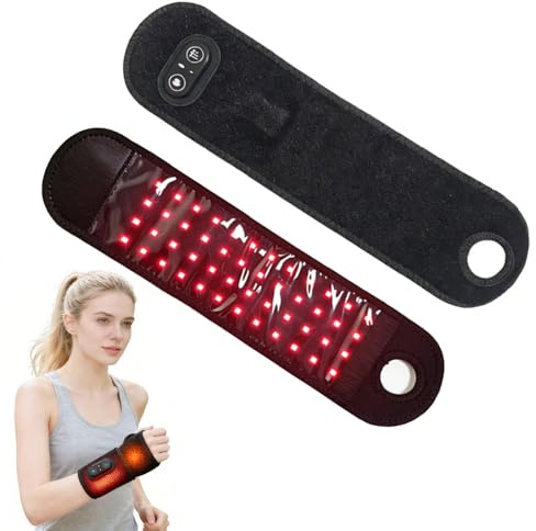 Aparatos de masaje eléctrico de mano, guantes con lámpara de luz roja, 3 en 1, terapia USB, masajeador de muñeca, lámpara de luz roja LED, lámpara infrarroja, terapia de luz roja para cuerpo, brazo
