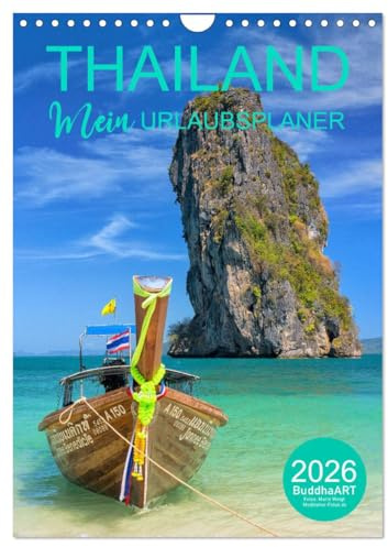 THAILAND - Mein Urlaubsplaner (Wandkalender 2026 DIN A4 hoch), CALVENDO Monatskalender: Fotos aus dem Land des Lächelns (CALVENDO Orte)