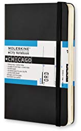Moleskine City Notebook / Chicago / Pocket / Fester Einband / Schwarz