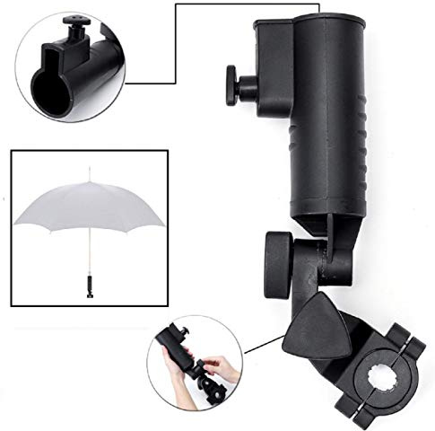 Porte-Parapluie Universel V2 pour Fauteuil Roulant/déambulateur/Landau/Support pour Parasol/Parapluie/Umbrella Holder