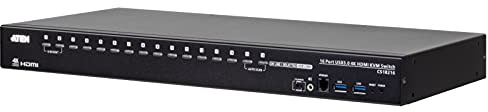 Aten Cs18216 - KvM-/audiO-/usB-Switch - 16 X Kvm/audio/usb - 1 Lokaler Benutzer - An Rack Montierbar - Dc Power
