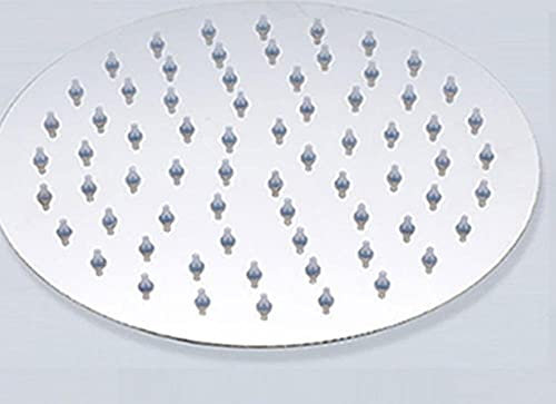 Pommeau de douche à effet pluie pommeau de douche en acier inoxydable 4/6/8/10/12 pouces pommeau de douche de salle de bain pommeau de douche carré et rond-25cm_10in