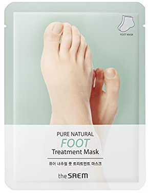 The Saem – Mascarilla Hidratante Pure Natural para Pies. Contenido 16gr.