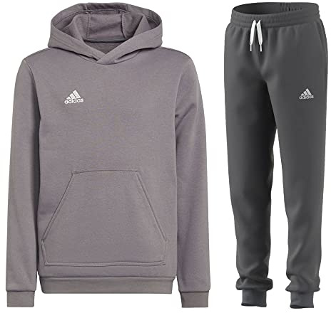 adidas Fußball Entrada 22 Jogginganzug Hoodie Jogginghose Herren grau Gr XXXL